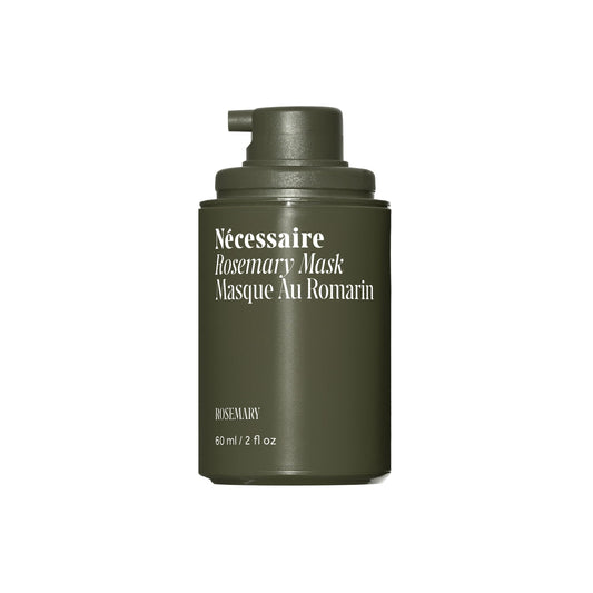 Nécessaire front packaging showing compact 60ml bottle for travel-friendly strength