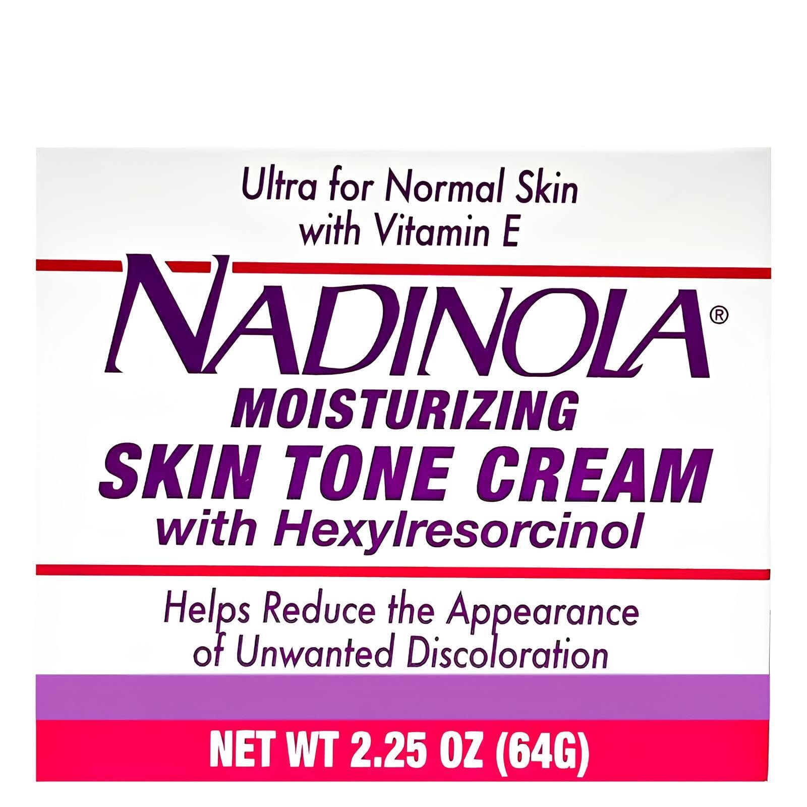 NADINOLA front jar showing product and size, highlights hydration