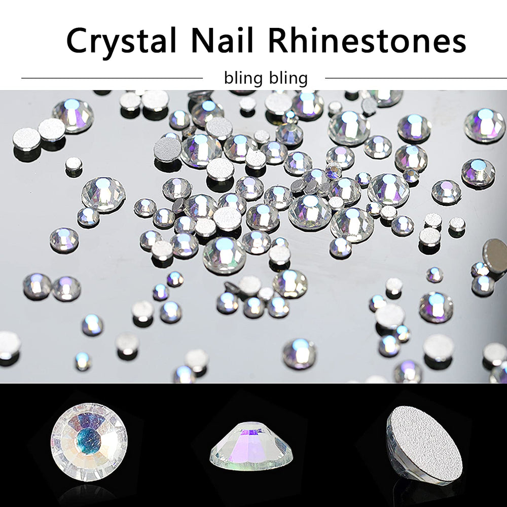 NAFIGO AB rhinestones and pearls tray offering bright sparkle
