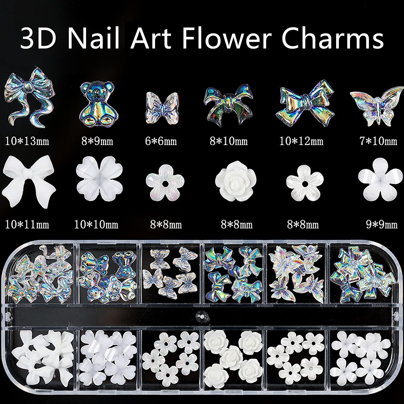 NAFIGO flat-back view of charms for easy glue application