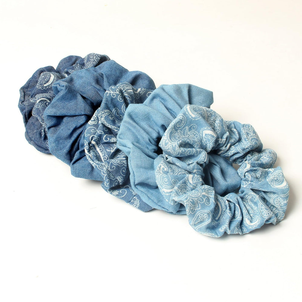 naibirdr close-up of denim fabric texture highlights gentle protection for hair