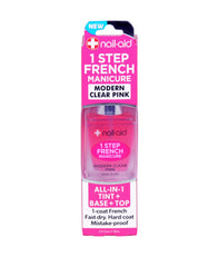 Nail-Aid front packaging showing glossy sheer pink and benefit of quick polish