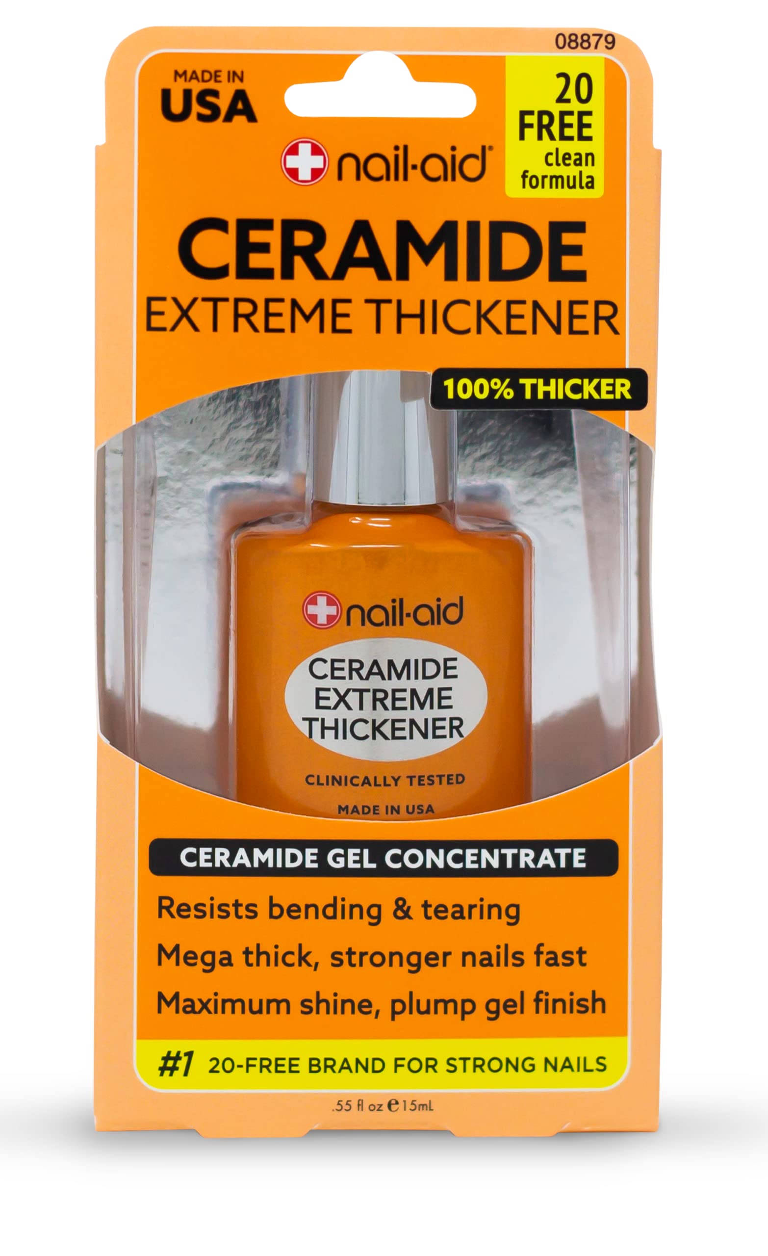 NAIL-AID brush dispensing clear thickener for easy application