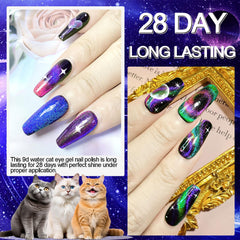 NAIL GIL A03 magnet held over wet gel showing cat-eye creation benefit