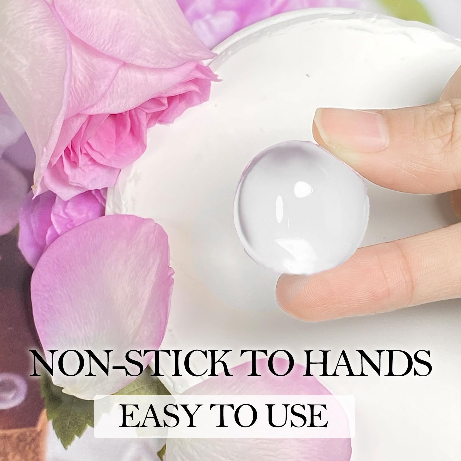 NAIL GIL scale with hand illustrating jar size and quantity