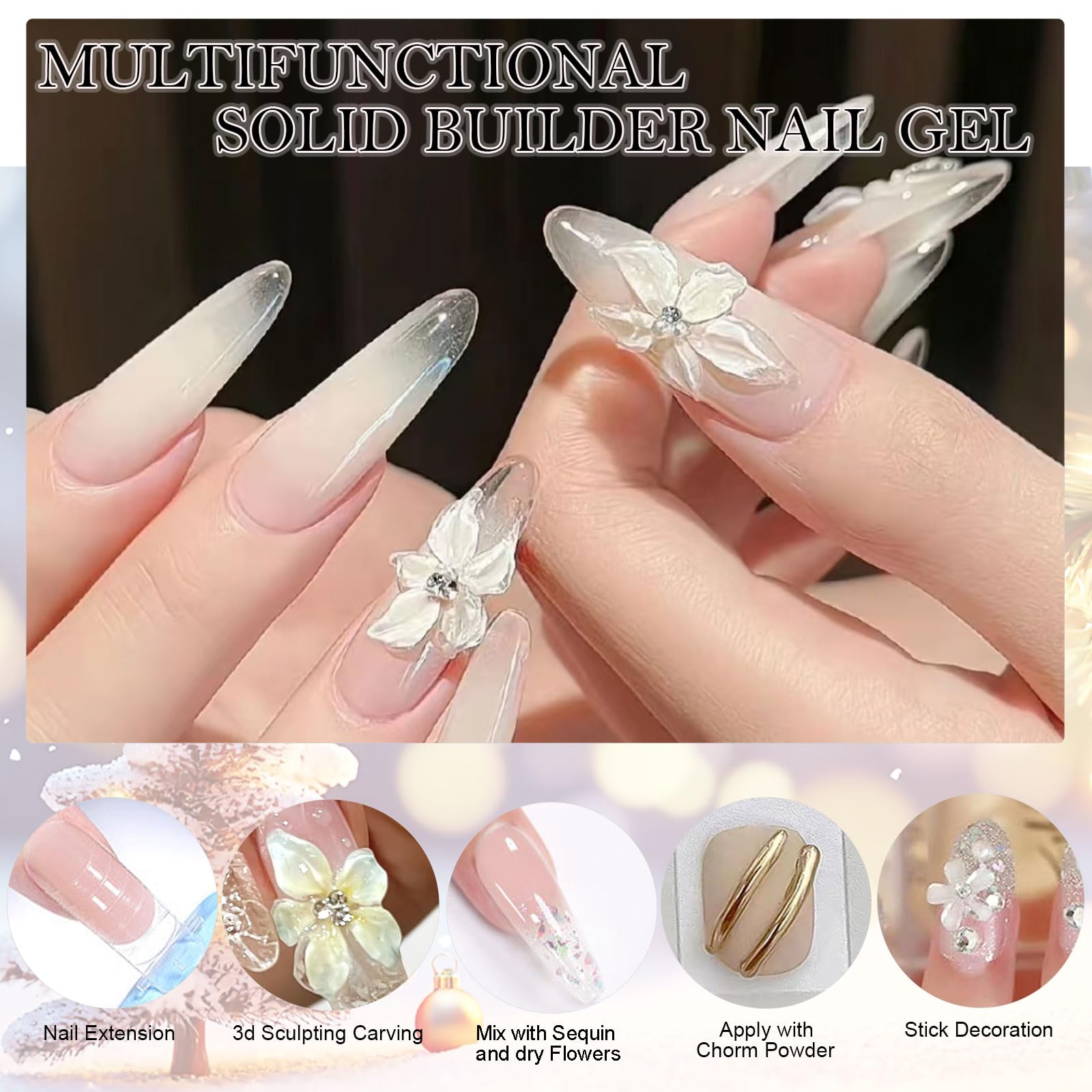 NAIL GIL silicone nail pen close-up for precise sculpting