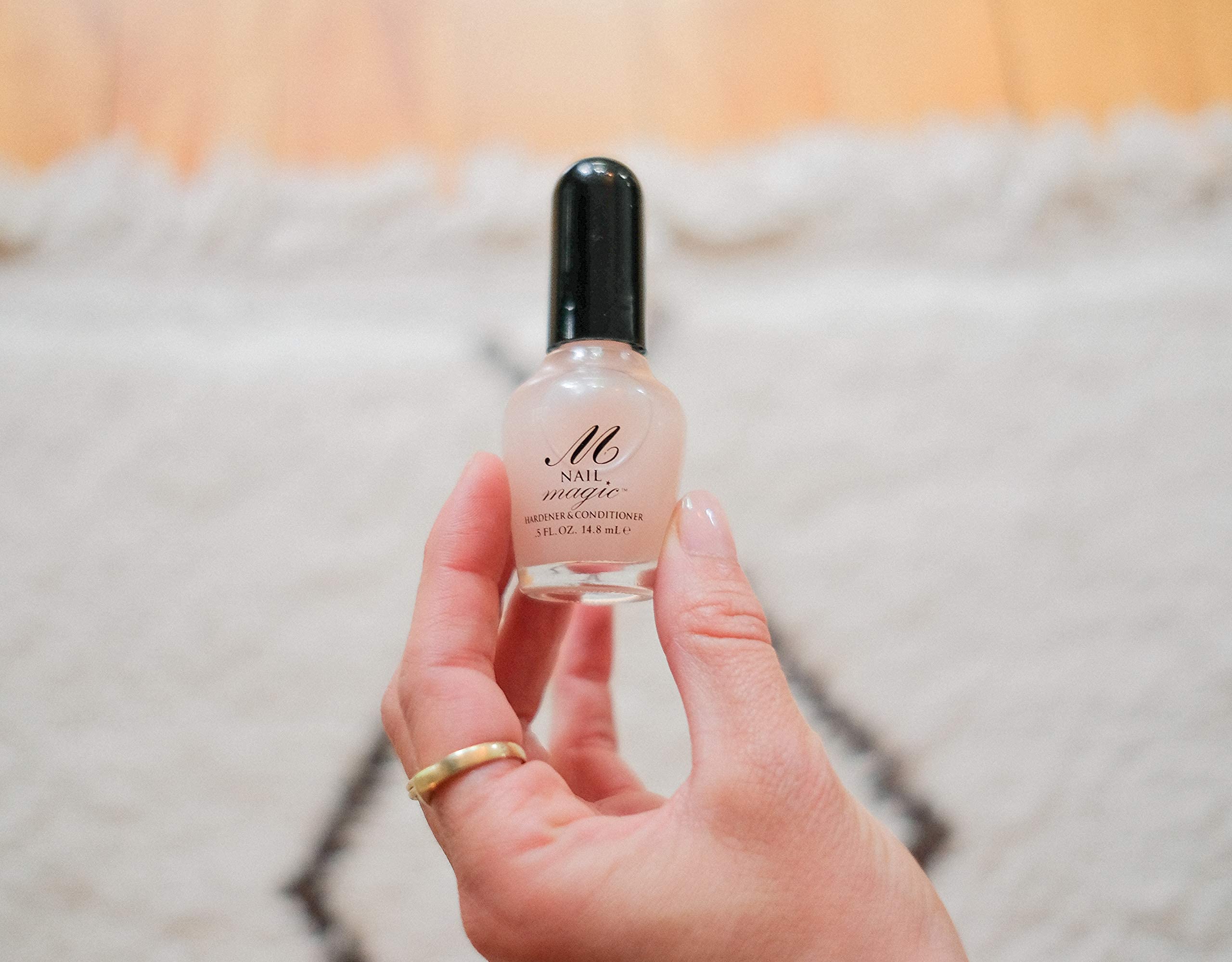 Nail Magic polish texture close-up highlighting smooth, non-streak finish