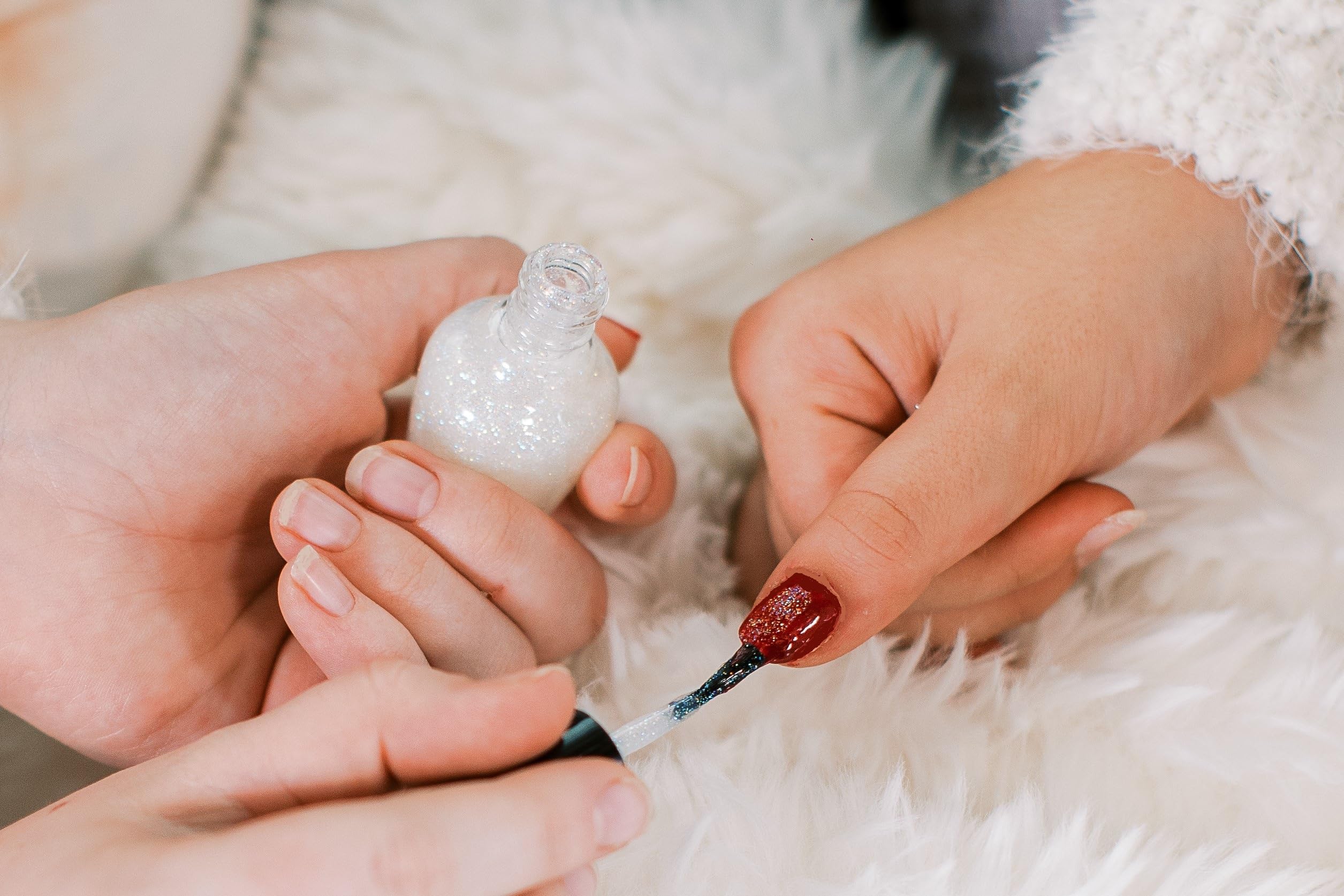 Nail Magic drying demonstration with timer for quick-dry convenience