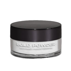 Nailboo jar front view showing clear dip powder and crisp label for easy identification