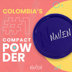 Nailen compact in travel outfit lifestyle scene showing convenience and confidence