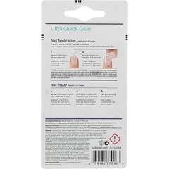 Nailene label and product specs highlighting instructions and safe use benefits