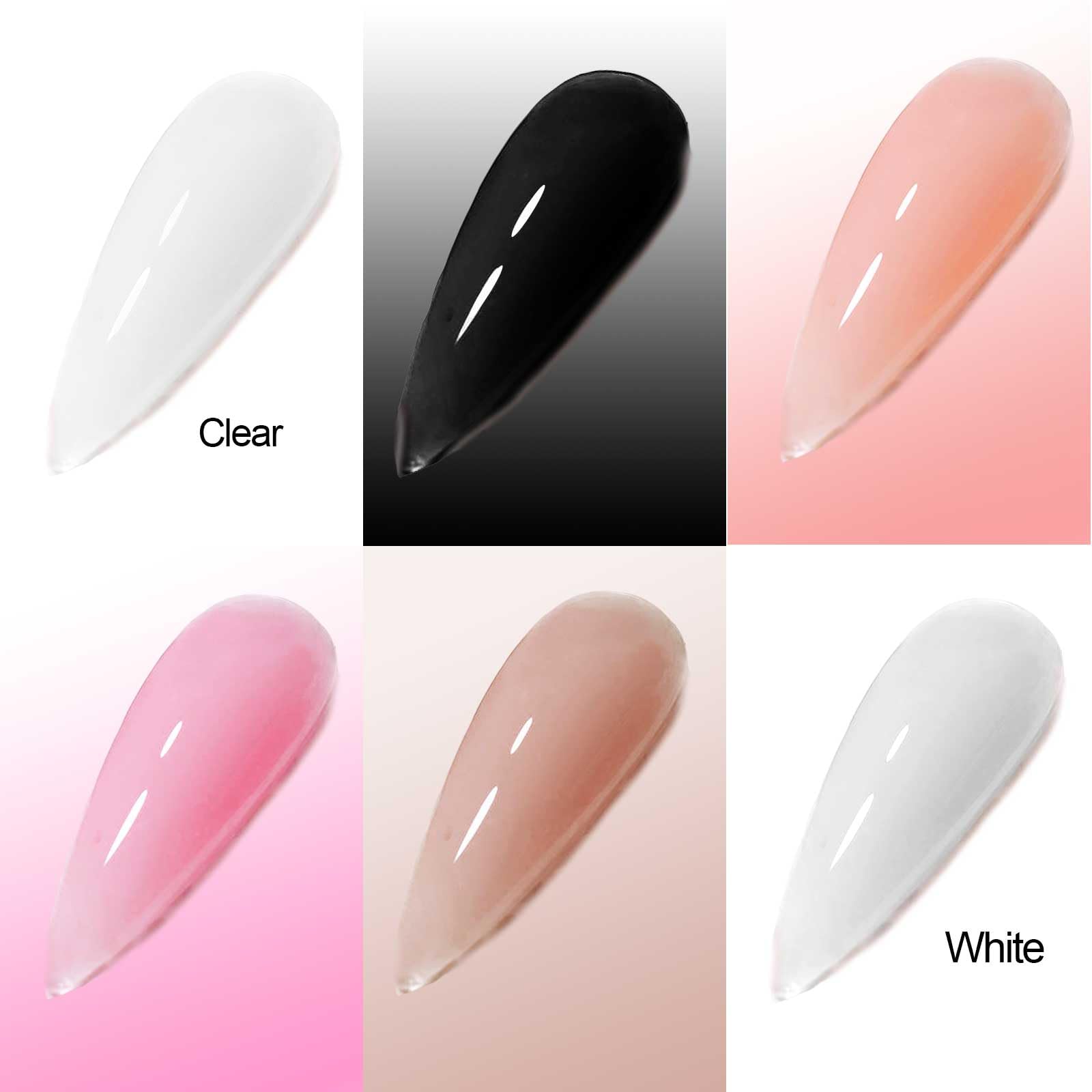 NAIL GIL applying gel on nail form showing easy extension building benefit