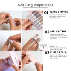 NAILOG lifestyle shot of woman showing manicure for stylish everyday confidence