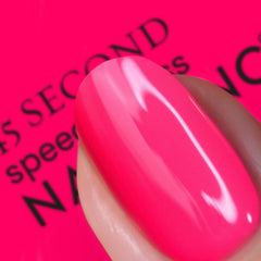 Nails Inc patented wide brush close-up for fewer strokes and neat application