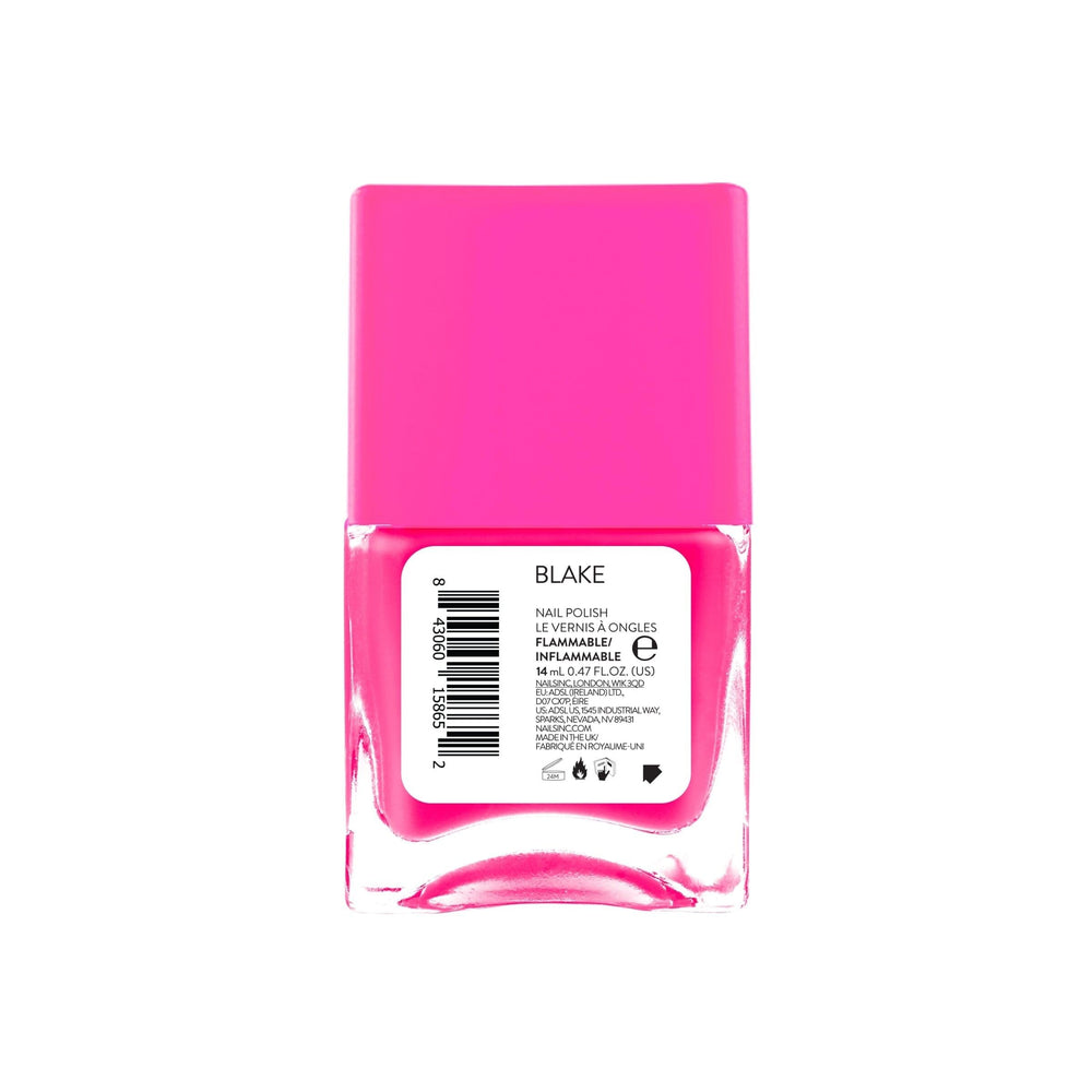 Nails Inc macro of glossy Blake finish highlighting high-shine result
