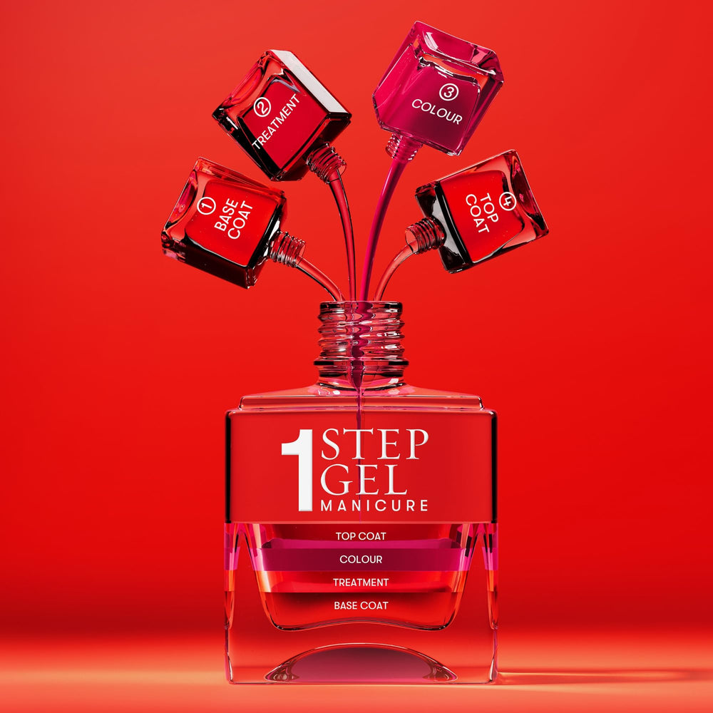 Nails Inc polished fingertips in lifestyle setting showing salon-quality finish
