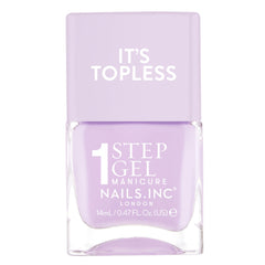 Nails Inc front packaging showing Hailey lavender lilac and gloss