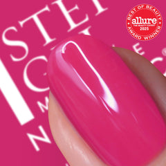 Nails Inc wide non-drip brush close-up demonstrating easy full-coverage application