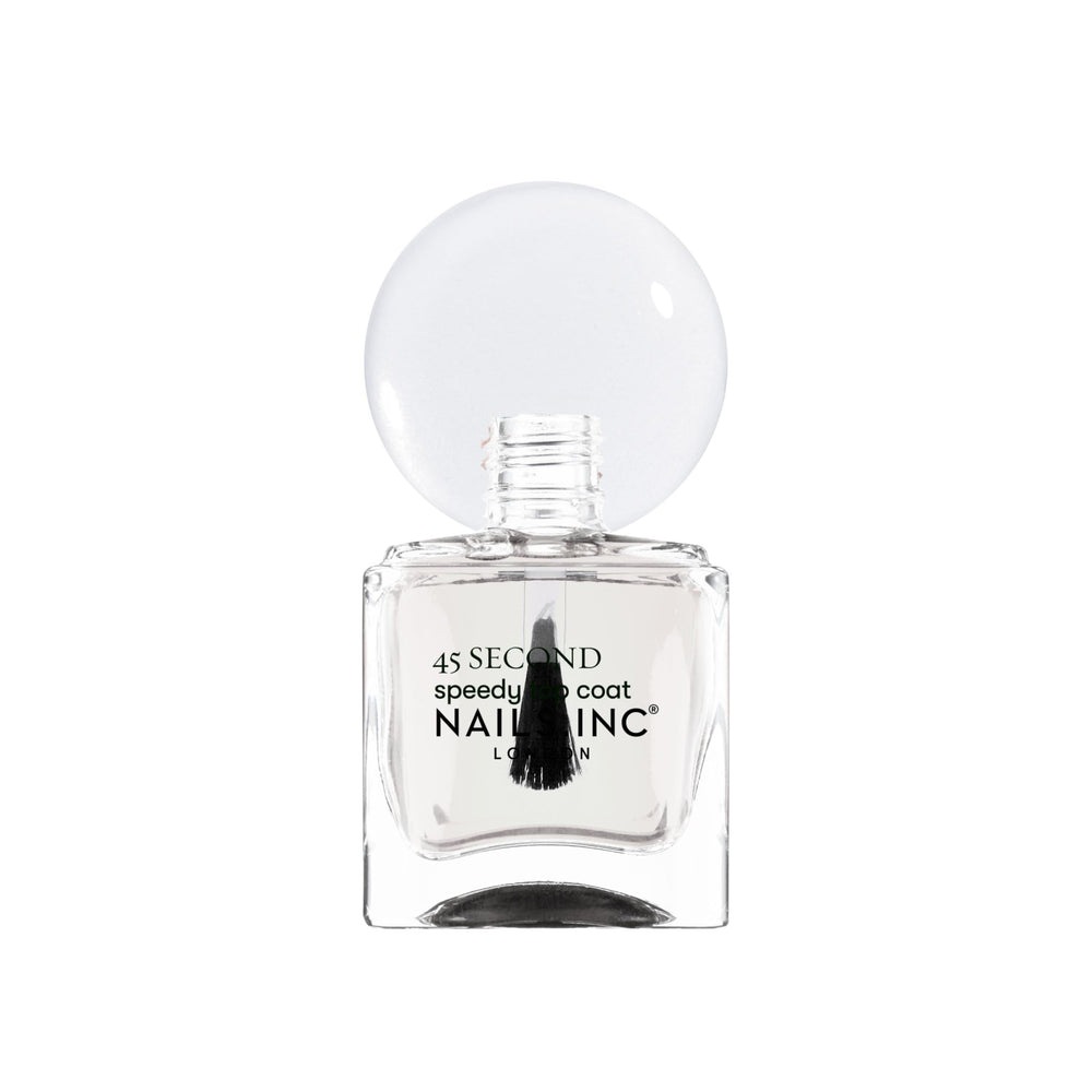 Nails Inc label and cap detail highlighting clean-beauty 21-free benefit