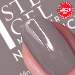 Nails Inc wide brush detail highlighting non-drip design for fewer strokes and neat application