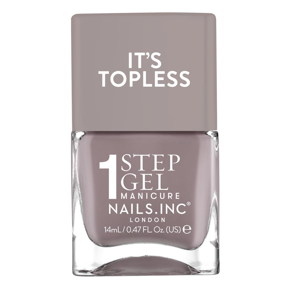Nails Inc Megan front packaging shows bottle and shade, clear product identification and elegance