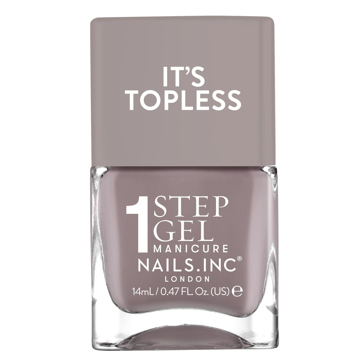 Nails Inc Megan front packaging shows bottle and shade, clear product identification and elegance