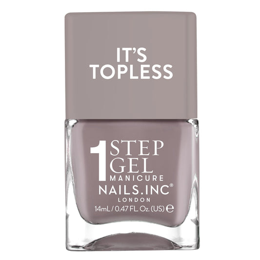 Nails Inc Megan front packaging shows bottle and shade, clear product identification and elegance
