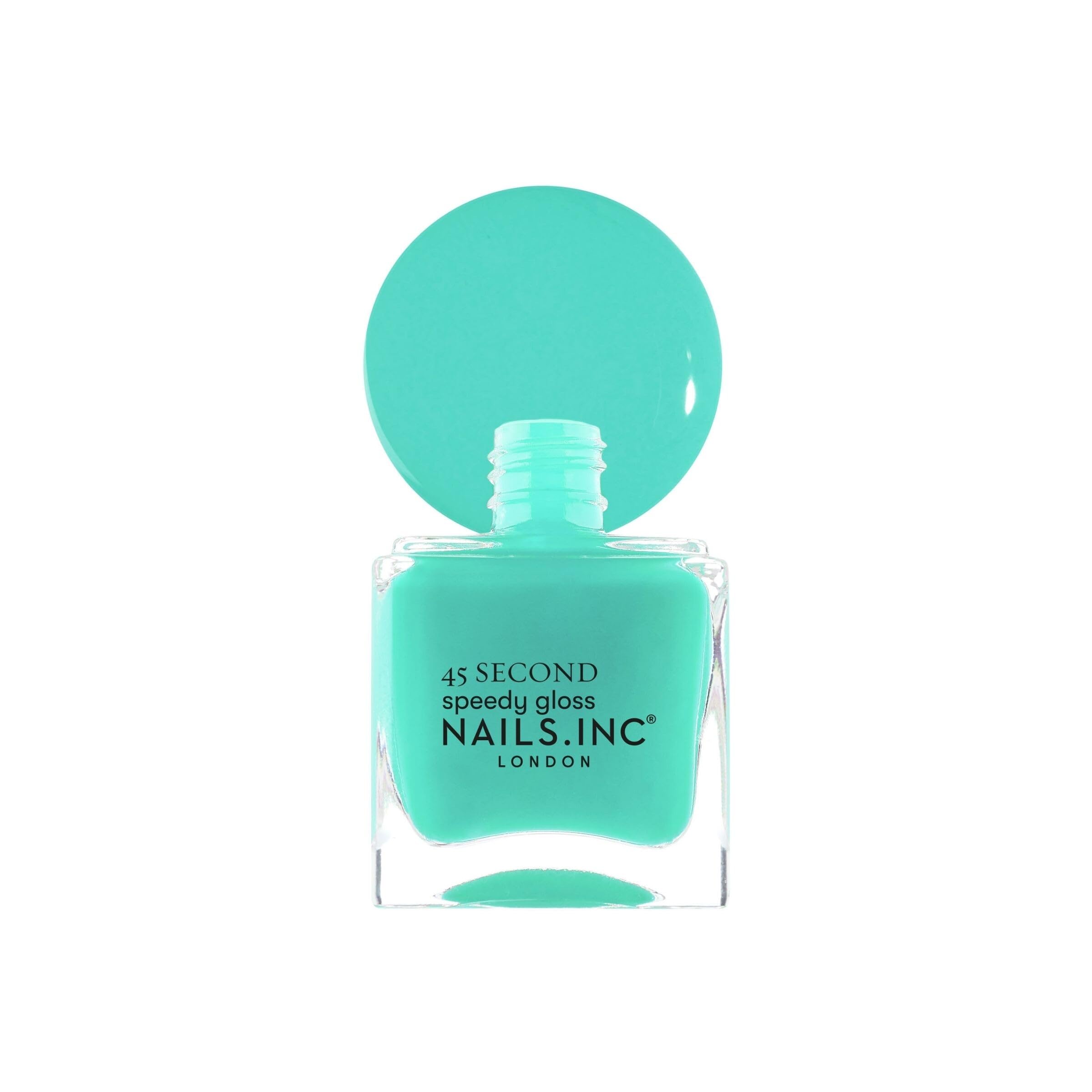 Nails Inc Mila pedicure lifestyle shot showing vibrant toes for a polished look benefit