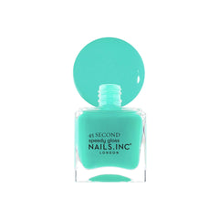 Nails Inc Mila pedicure lifestyle shot showing vibrant toes for a polished look benefit