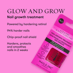 Nails Inc brush applying oil to cuticle demonstrating neat application