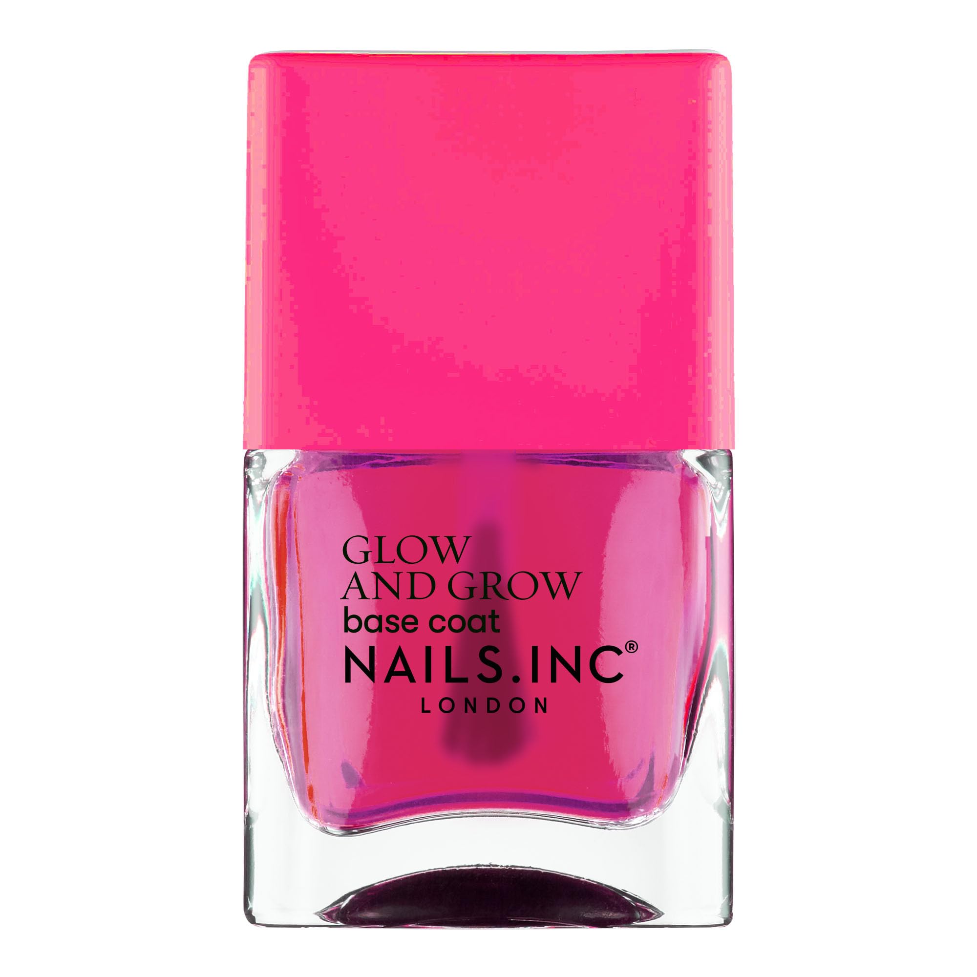 Nails Inc Sienna front bottle showing sleek packaging and quick-dry benefit