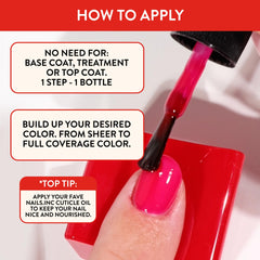 Nails Inc removable cap used as mani station demonstrating steady painting benefit