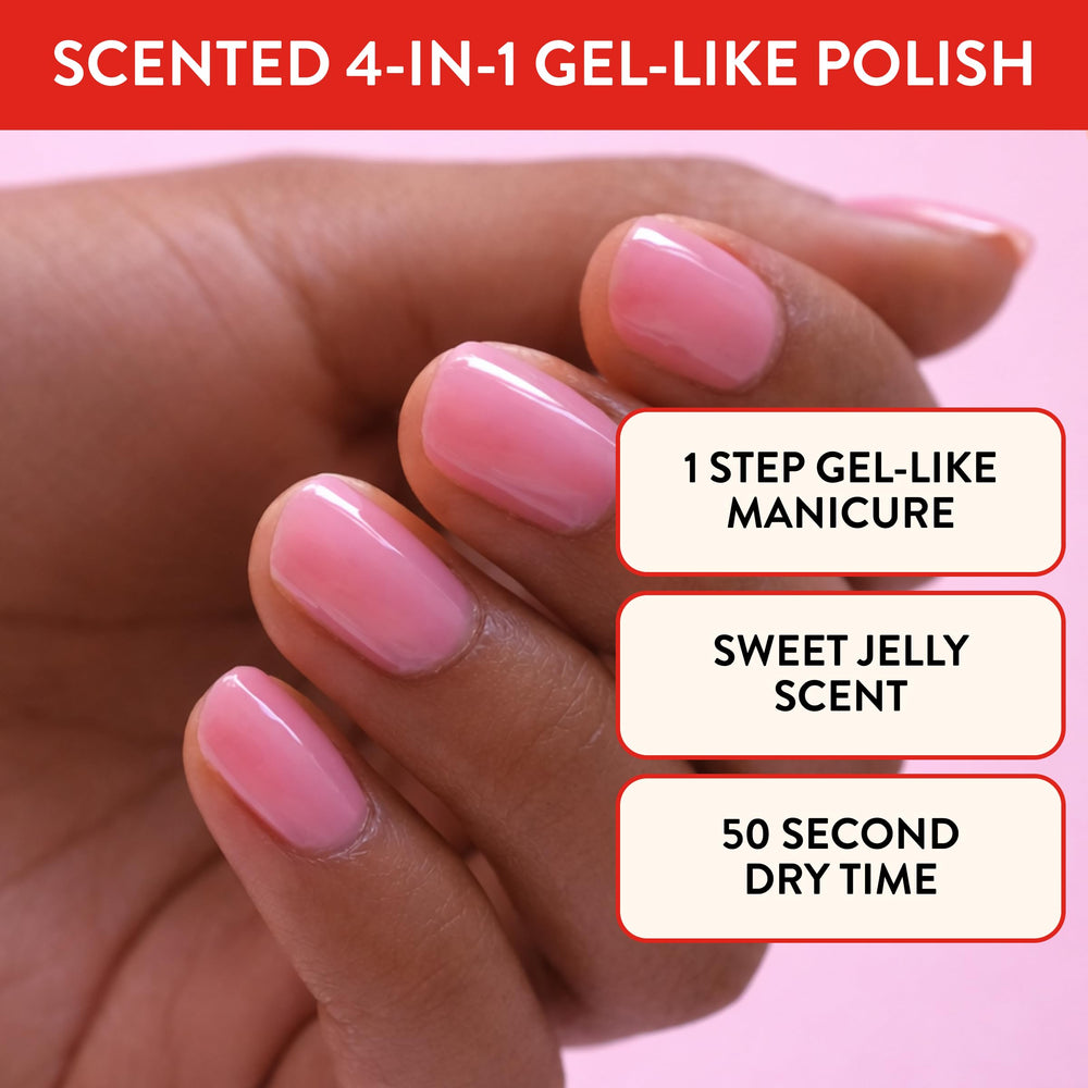 Nails Inc patented wide-hugging brush applying polish for flawless coverage benefit