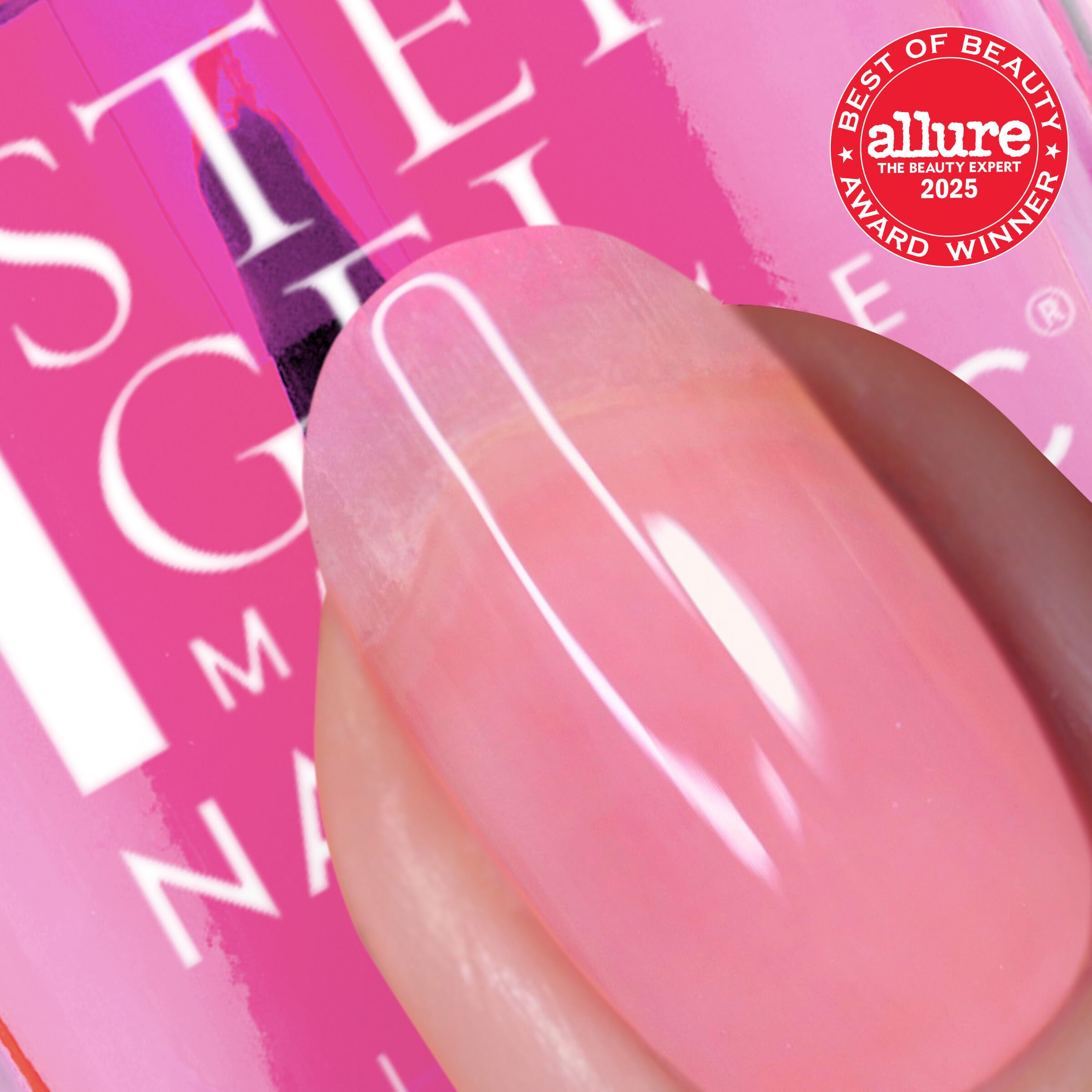 Nails Inc Thea wide-hugging brush close-up for precise application benefit