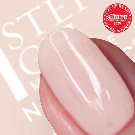 Nails Inc wide hugging brush close-up for faster, streak-free coverage