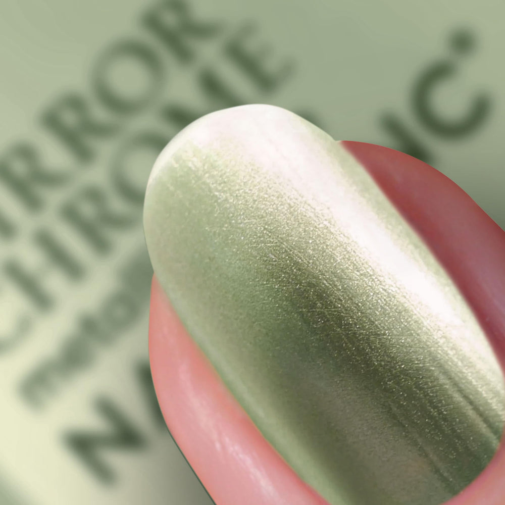 Nails Inc close-up of wide non-drip brush demonstrating even coverage