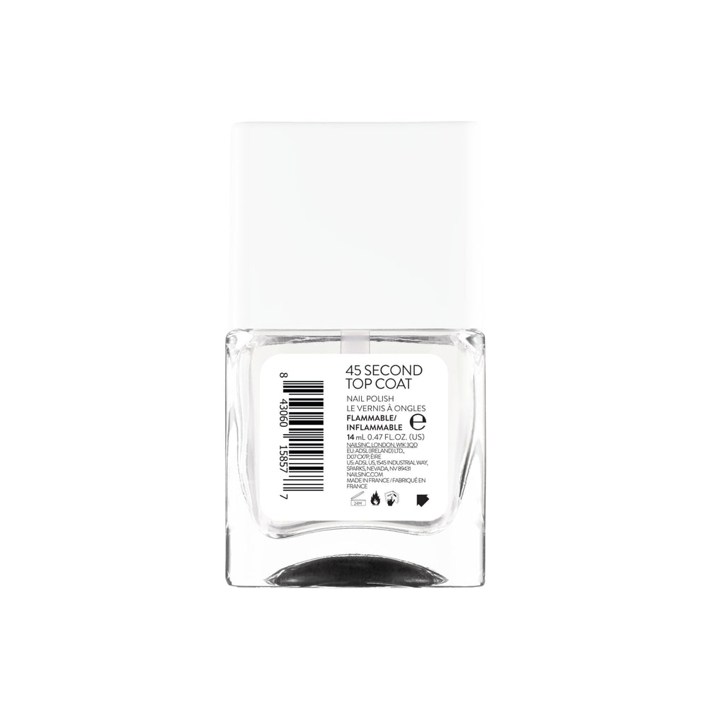 Nails Inc lifestyle image applying top coat for quick-dry convenience