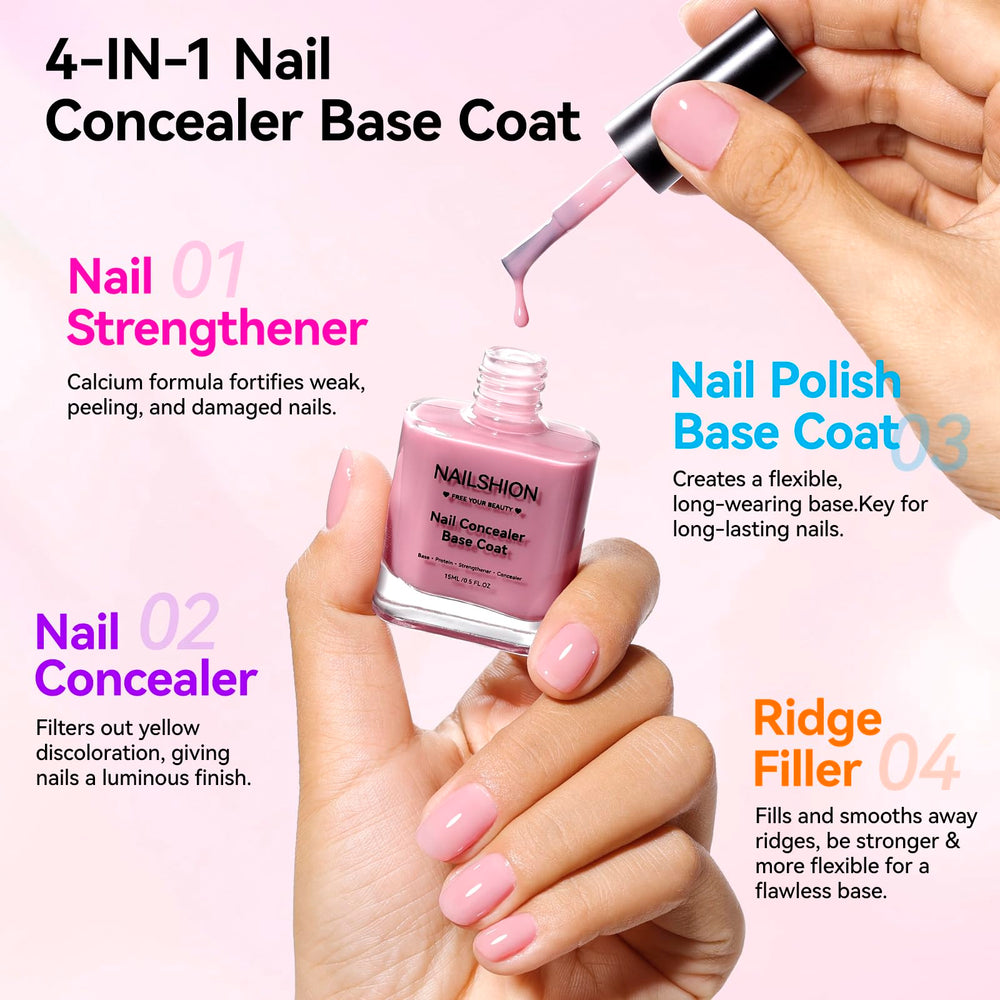 Nailshion brush and cap detail delivering smooth, easy application benefit