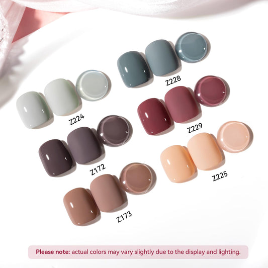 Nailshion open bottle swatch showing true color payoff for shade selection