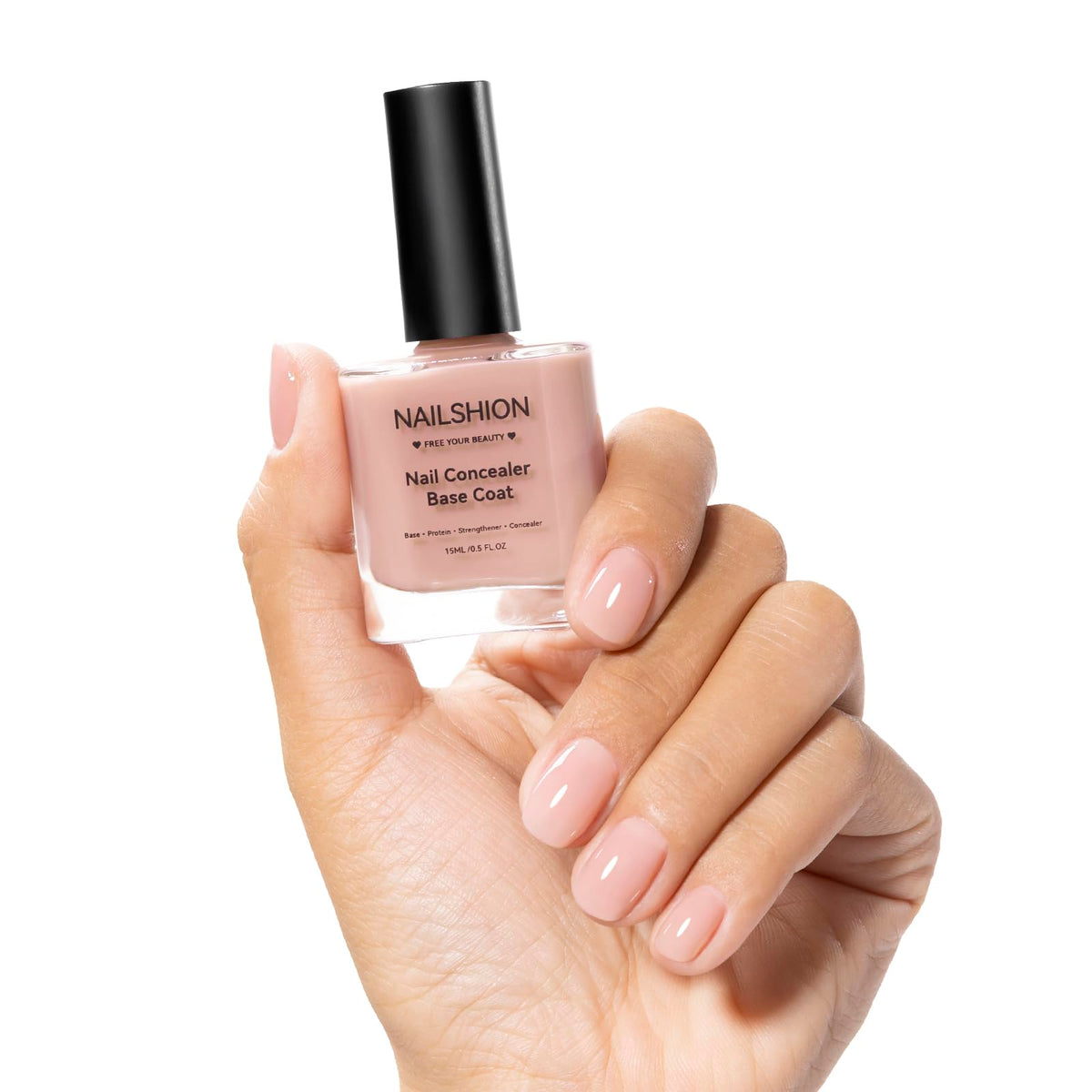 Nailshion front bottle showing sleek packaging and quick-dry benefit
