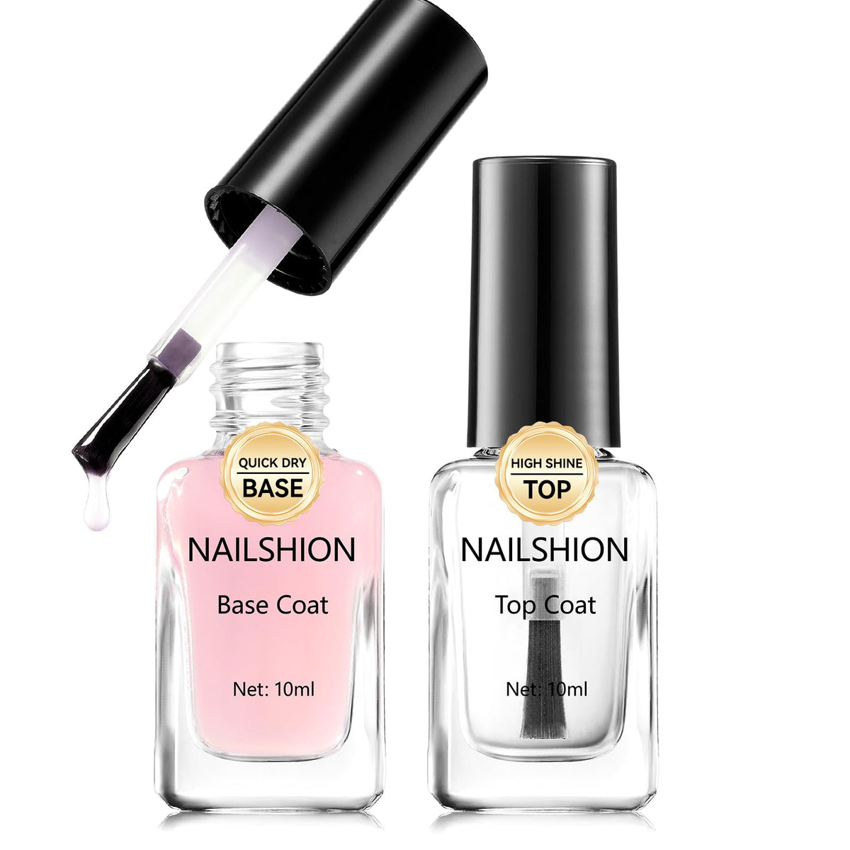 Nailshion front packaging showing duo set and benefits