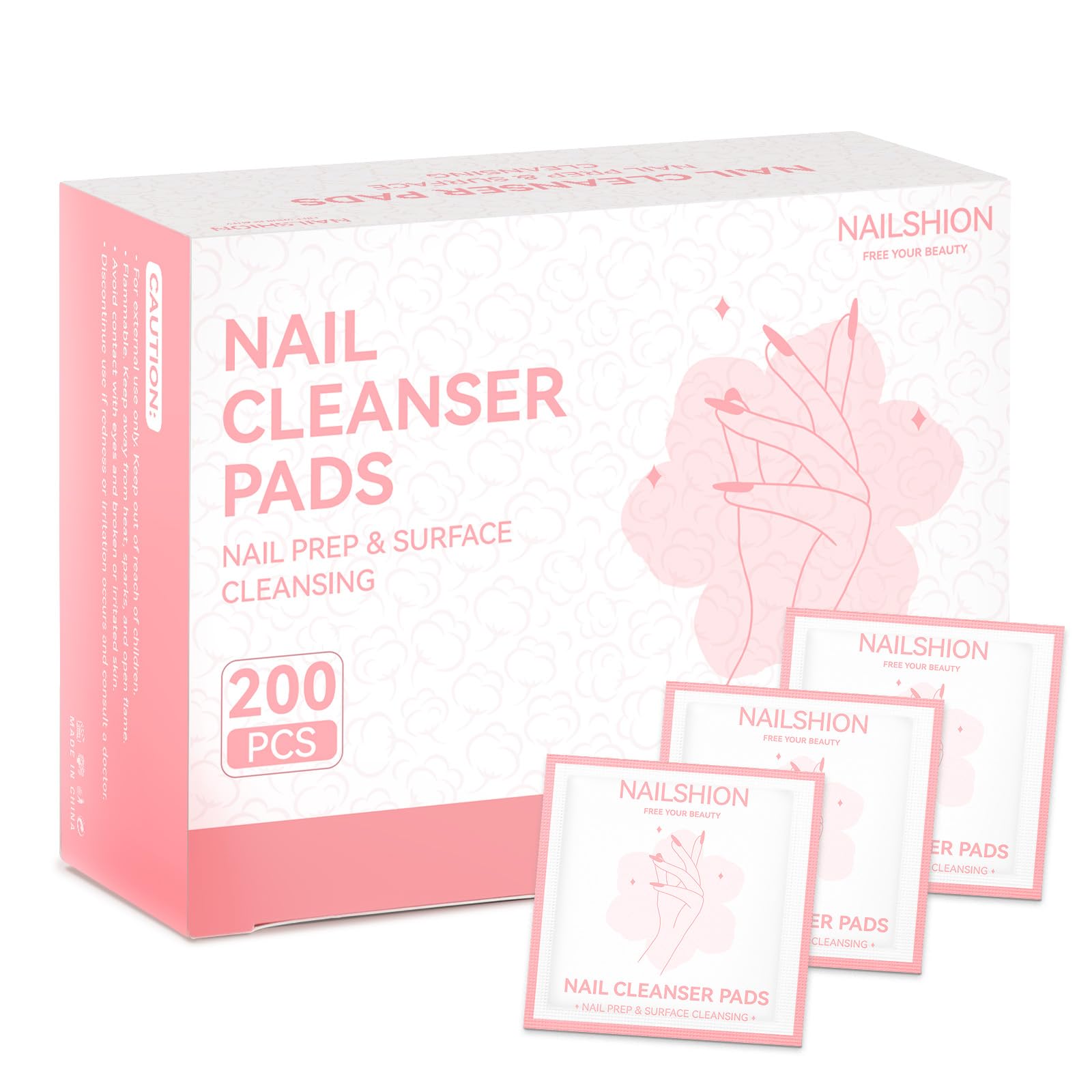 Nailshion front packaging showing 200-count convenience and value
