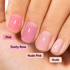Nailshion lifestyle handshot showing everyday polished natural look