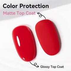 Nailshion matte finish swatch on hand showcasing velvet look