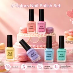 Nailshion glossy texture close-up highlighting high-shine durable finish