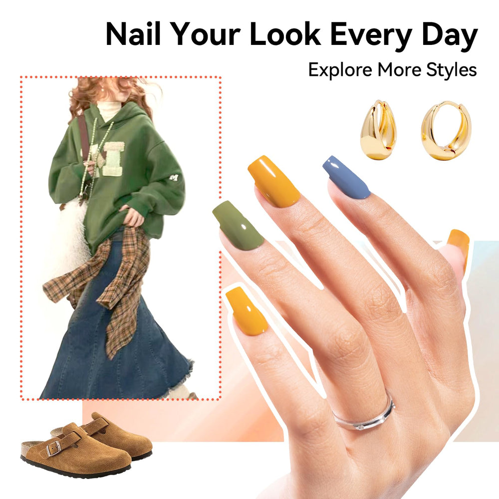 Nailshion polish applied on fingernails in lifestyle scene for wearable look benefit