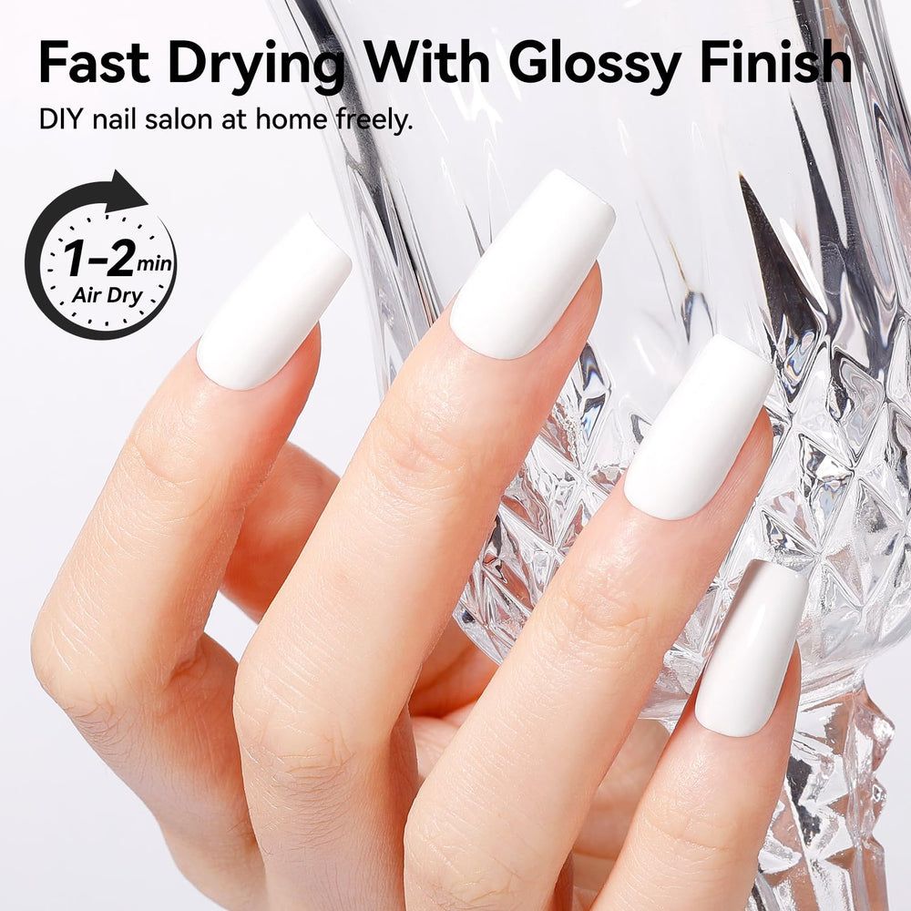 Nailshion swatch on nail wheel showing opaque coverage and true color benefit
