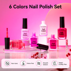 Nailshion polish texture drop highlighting creamy, streak-free formula