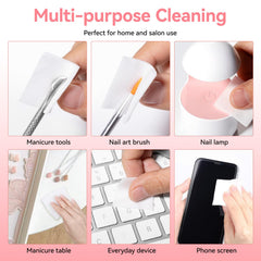 Nailshion travel kit with slim packets ready for on-the-go touchups