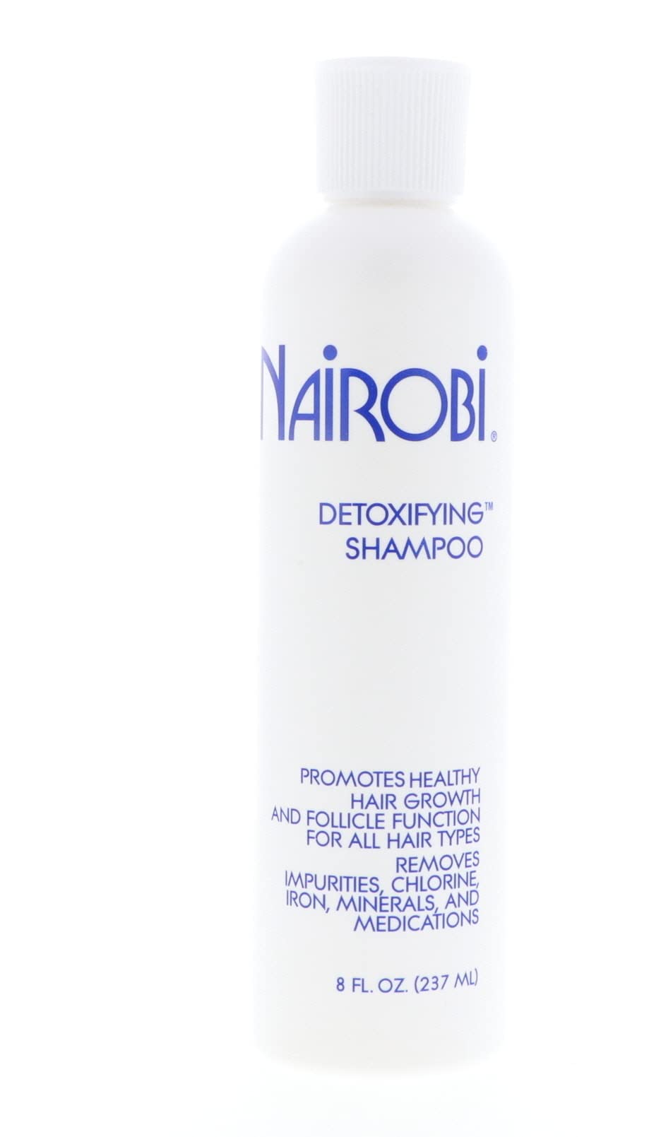 Nairobi bottle front view showing cleanser and easy-pour cap benefit